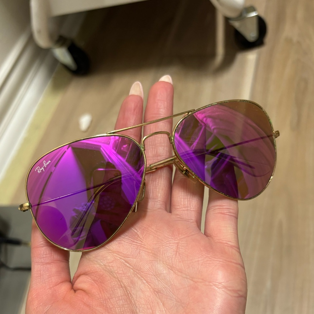 Pink Ray Ban Aviators